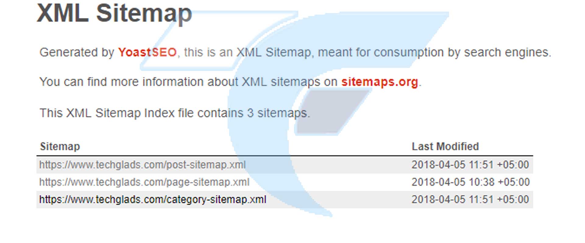 Xml sitemap generator